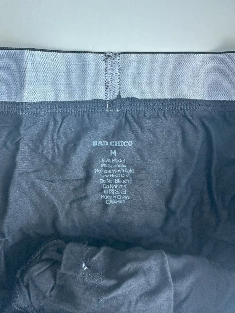 BAD CHICO - Platinum Modal Brief - Black (Size S)